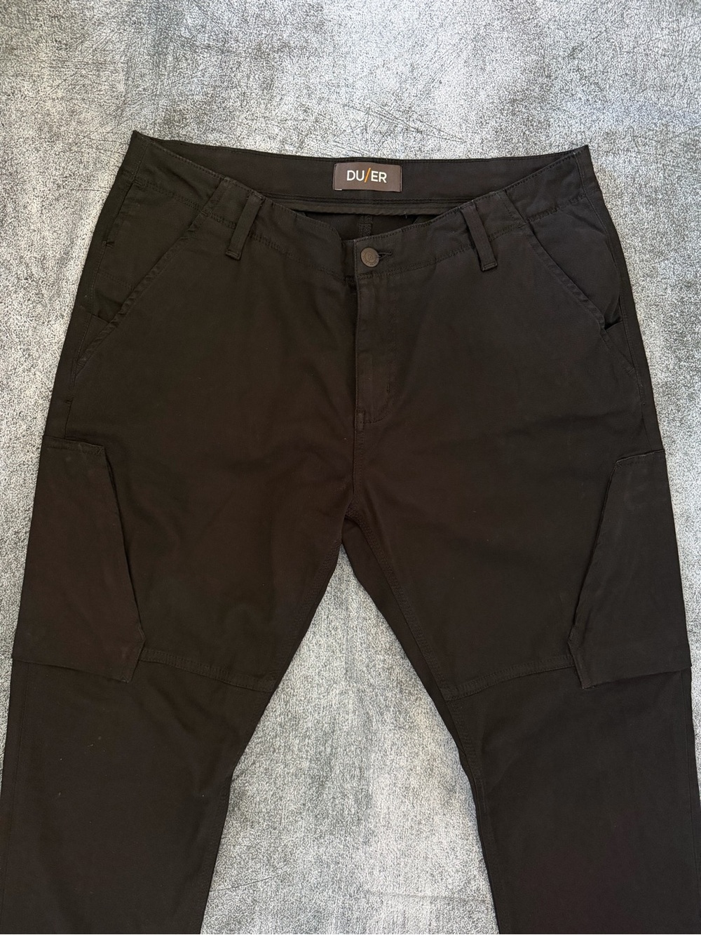 DUER Live Free Adventure Pant Men's Black Cargo Slim Pants